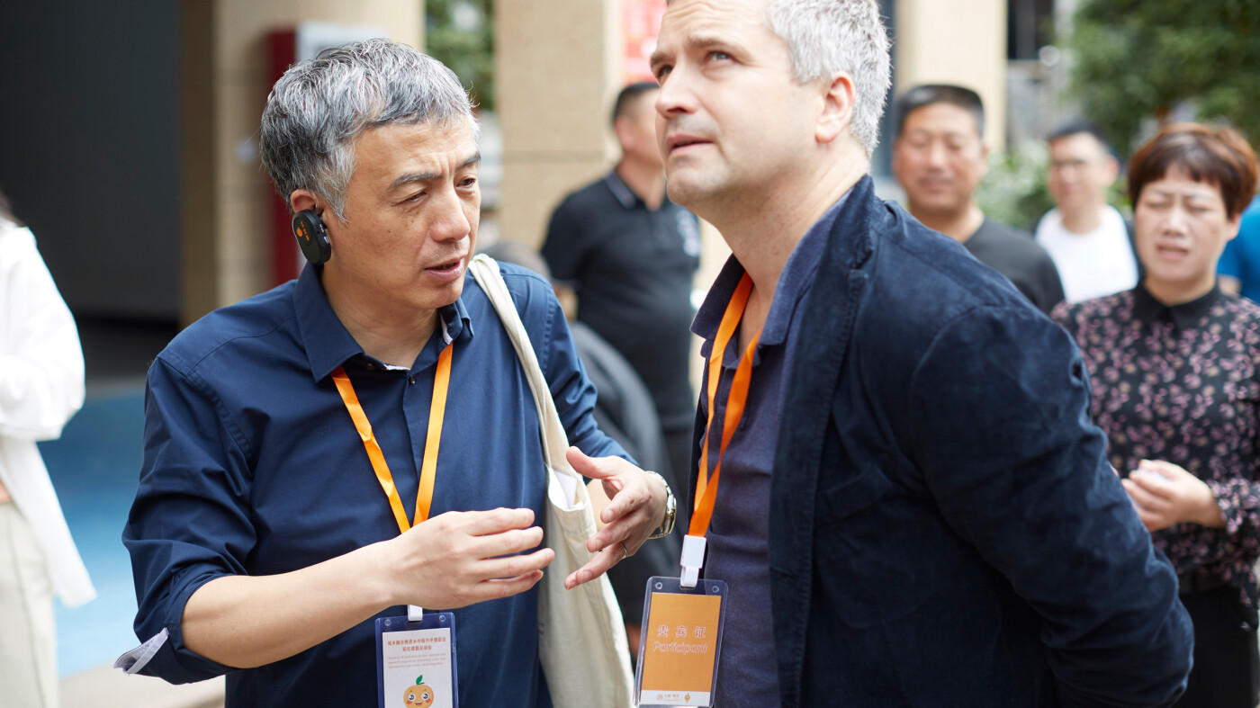 URA project lead, Prof. Dr.-Ing. Philipp Misselwitz (TU Berlin) and Prof. Dr. YANG Guiqing (Tongji University Shanghai)